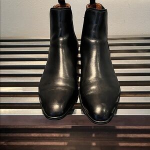 Aldo Black Leather Men's Ankle Boots